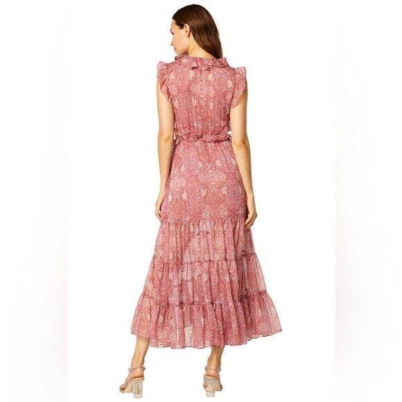 MISA Los Angeles Natasha Dress in Washed Rose Lilac - Picture 7 of 13